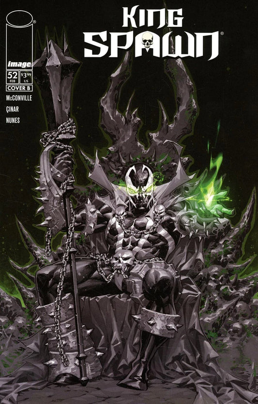 KING SPAWN #52 COVER B KAEL B&W VARIANT IMAGE COMICS 2026 NEAR MINT