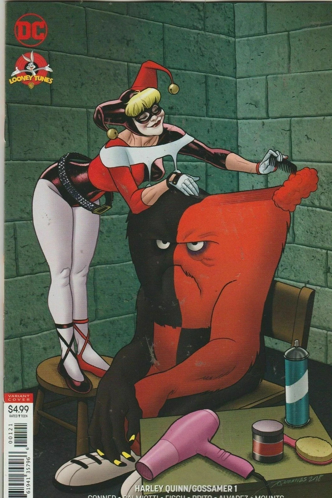 HARLEY QUINN/GOSSAMER SPECIAL #1  JOE QUINONES VARIANT DC LOONEY TUNES 2018NM