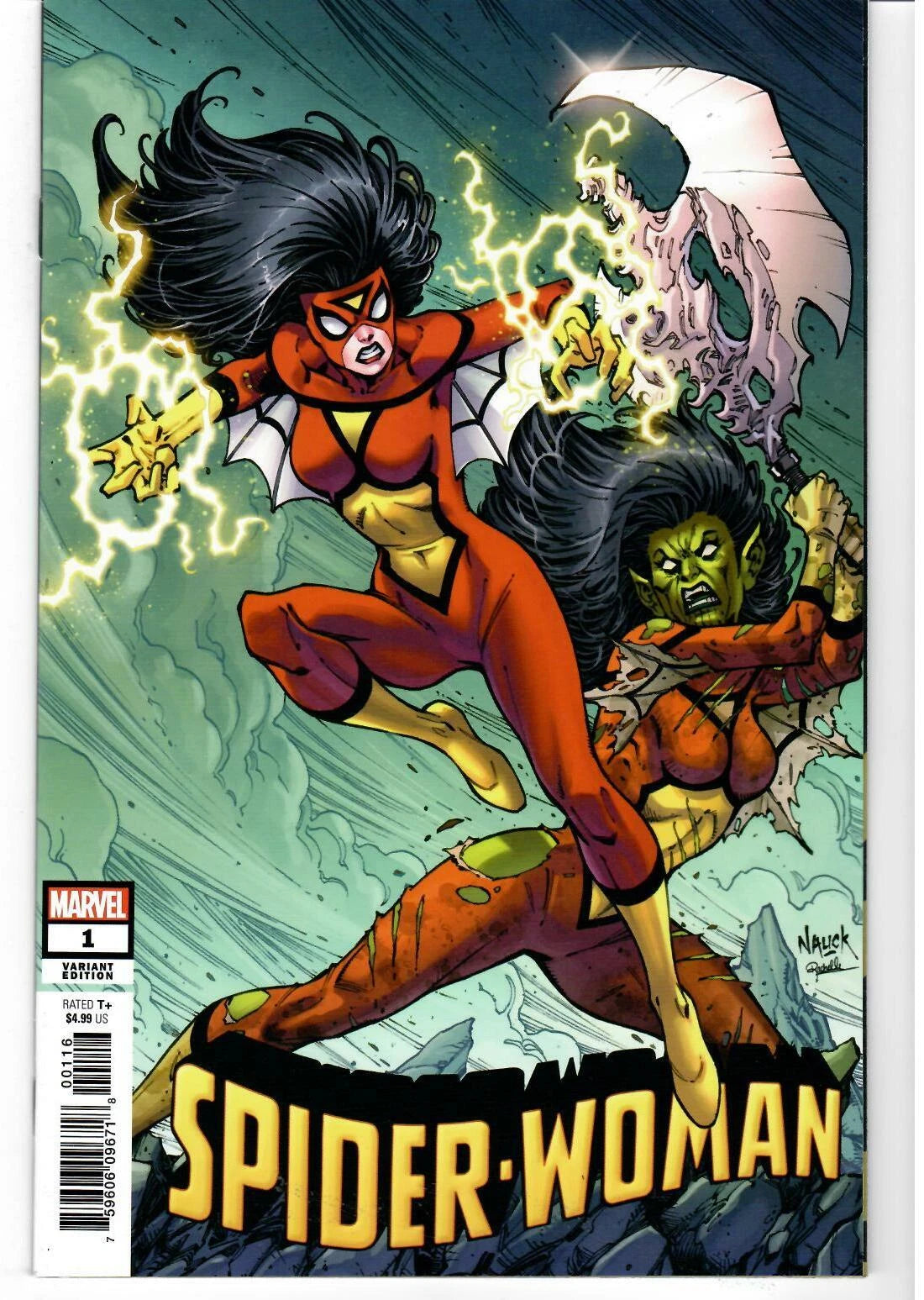 SPIDER WOMAN #1 NAUCK VARIANT MARVEL COMICS 2020 NEAR MINT
