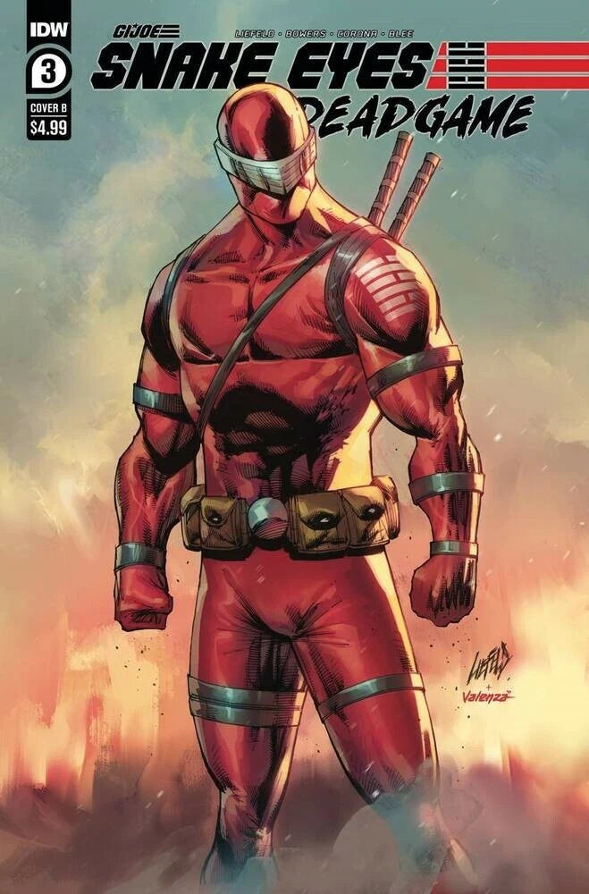 Snake Eyes Deadgame #3 Liefeld Variant 2020 IDW NM