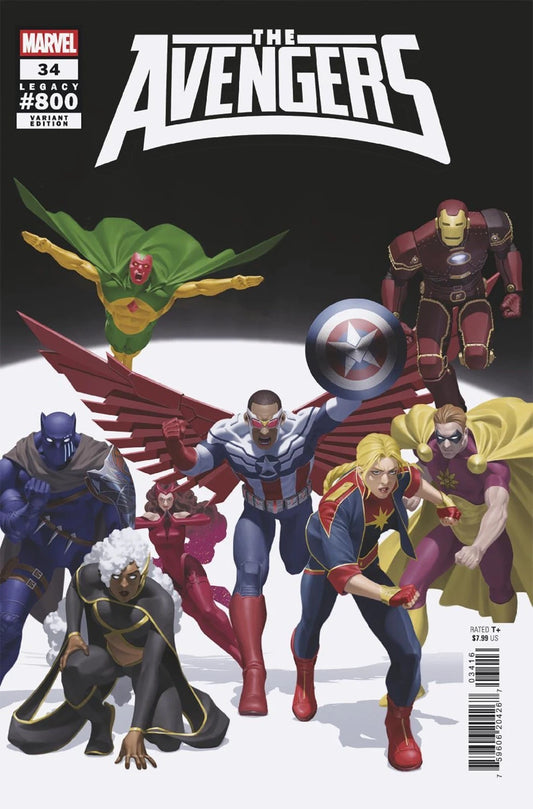 AVENGERS #34 LGY #800 1:25 JUNGGEUN YOON INCENTIVE VARIANT MARVEL COMICS 2026 NM